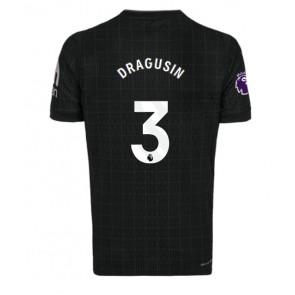 Lacne Muži Futbalové dres Tottenham Hotspur Radu Dragusin #3 2025-26 Krátky Rukáv - Preč